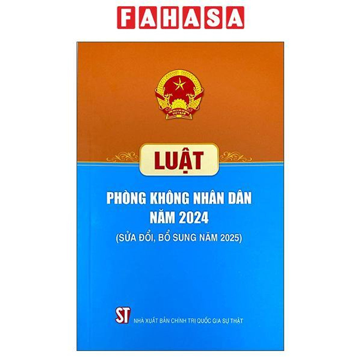 Sách - Luật Phòng Không Nhân Dân Năm 2024 (Sửa Đổi, Bổ Sung Năm 2025)