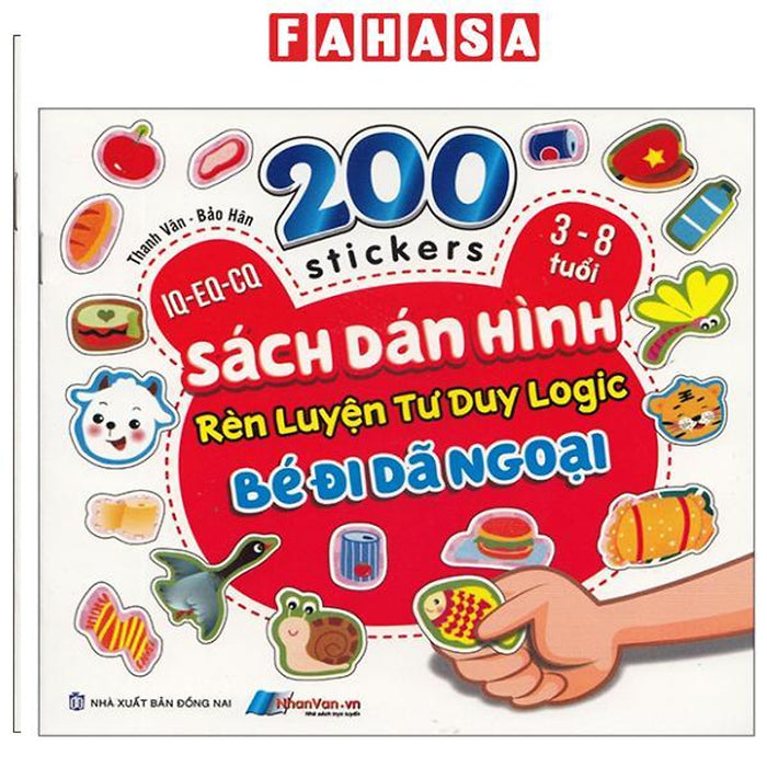 Sách - Sách Dán Hình Rèn Luyện Tư Duy Logic - Bé Đi Dã Ngoại