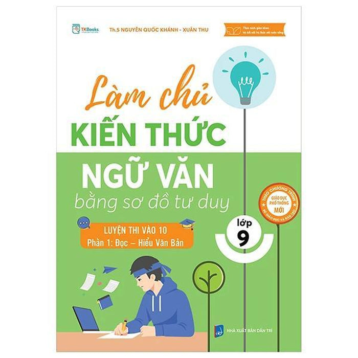 Làm Chủ Kiến Thức Ngữ Văn Lớp 9 Bằng Sơ Đồ Tư Duy - Luyện Thi Vào 10 Phần 1: Đọc - Hiểu Văn Bản - Bản Quyền