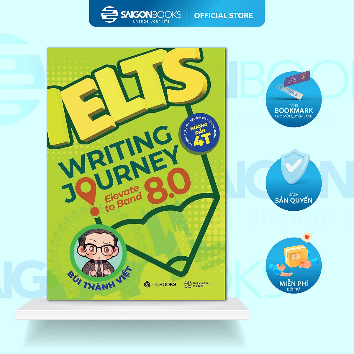 Sách - Ielts Writting Journey: Elevate To Band 8.0