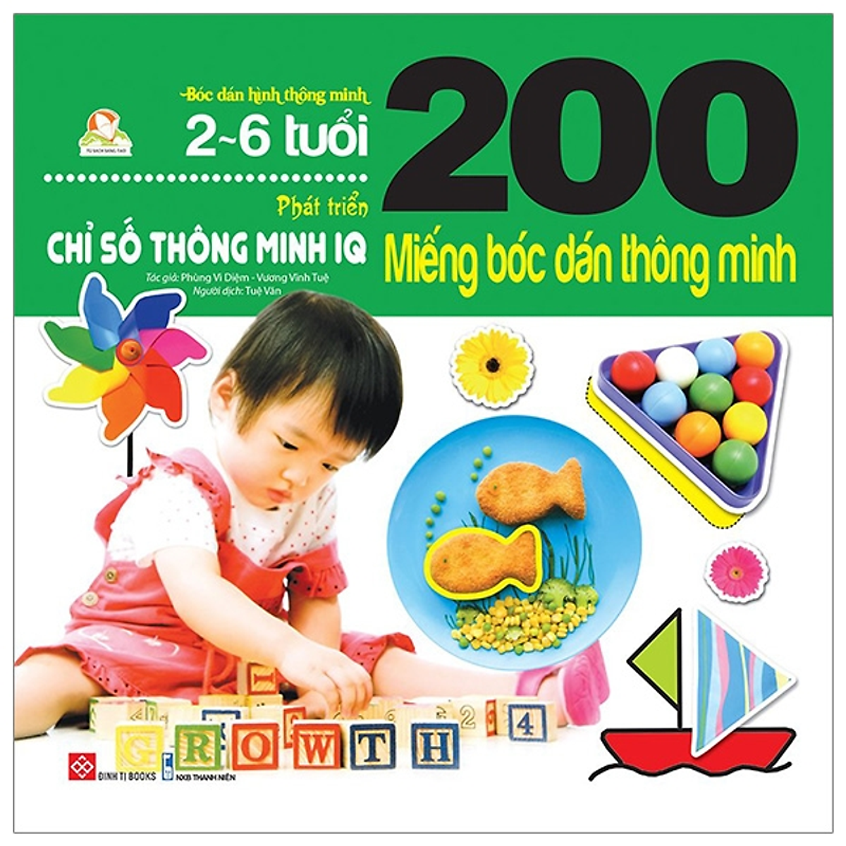 Sách 200 Miếng Bóc Dán Phát Triển Chỉ Số Thông Minh Iq