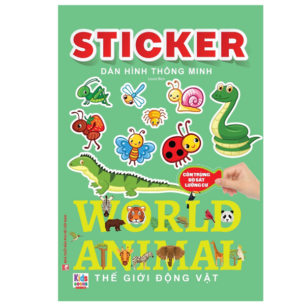 Sticker Dán Hình Thông Minh - Thế Giới Động Vật (Vt)