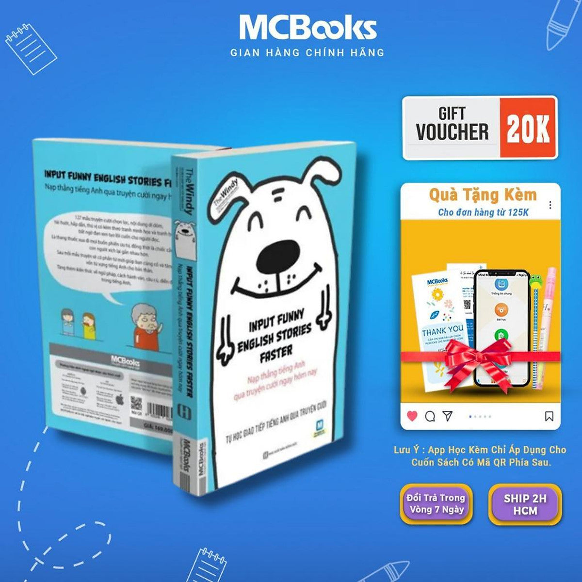 Sách - Input Funny English Stories Faster - Nạp Thẳng Tiếng Anh Qua Truyện Cười Ngay Hôm Nay - Mcbooks