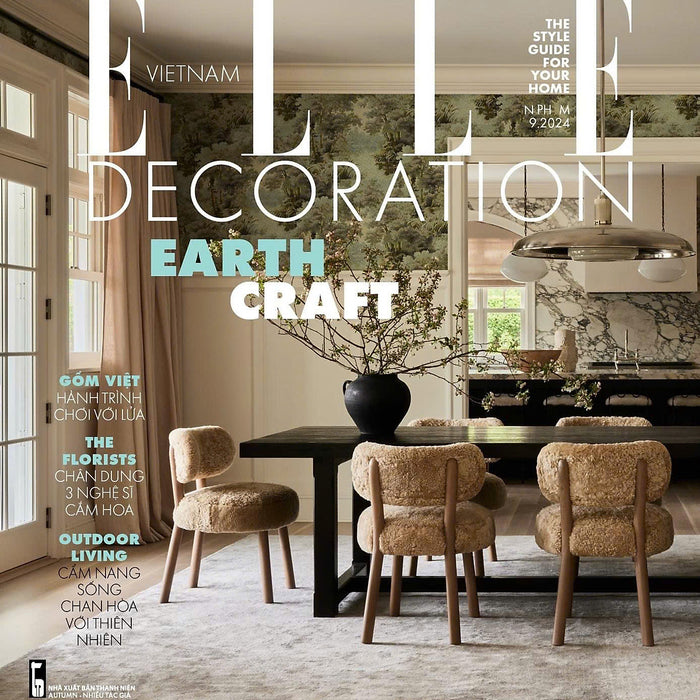 Tạp Chí Phái Đẹp Elle Decoration Tháng 9/2024 - Earth Craft