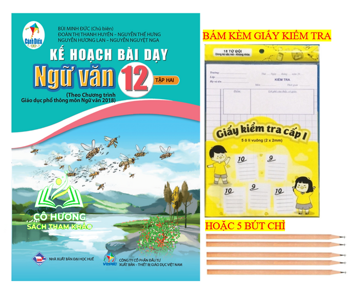 Sách - Kế Hoạch Bài Dạy Ngữ Văn 12 - Tập 2 (Theo Chương Trình Giáo Dục Phổ Thông Môn Ngữ Văn 2018) (Cánh Diều)