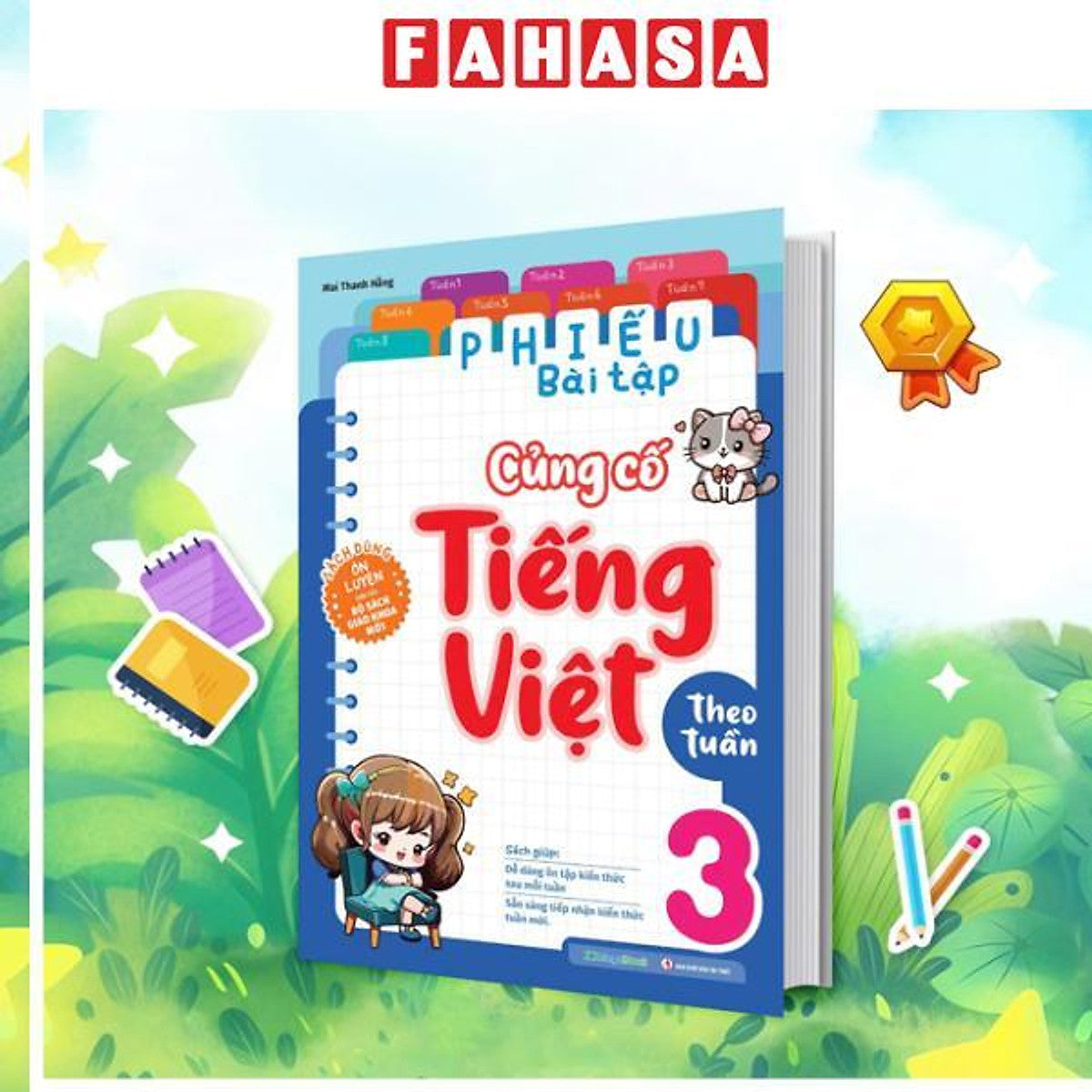 Sách - Phiếu Bài Tập Củng Cố Tiếng Việt Theo Tuần 3