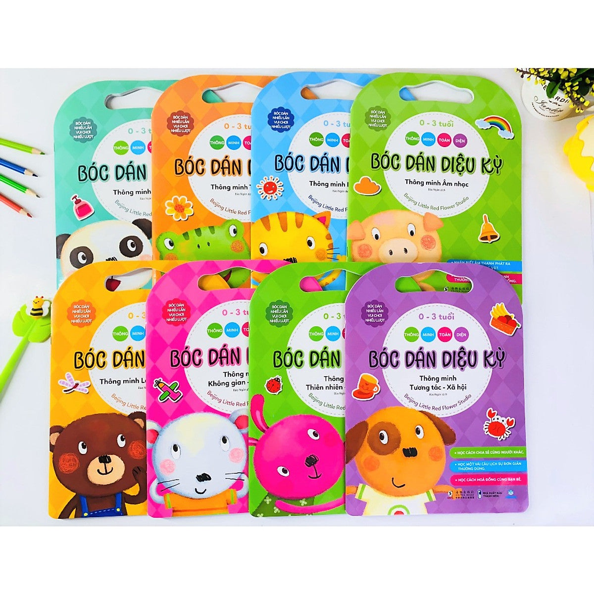 Sách - Bóc Dán Diệu Kỳ ( 0-3 Tuổi Thông Minh Toàn Diện ) - Ndbooks