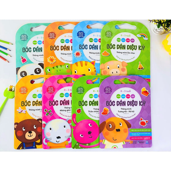 Sách - Bóc Dán Diệu Kỳ ( 0-3 Tuổi Thông Minh Toàn Diện ) - Ndbooks