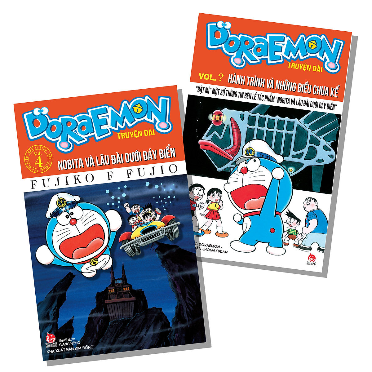 Sách Doraemon Truyện Dài - Tập 4 (Bản Kỉ Niệm): Nobita Và Lâu Đài Dưới Đáy Biển [Tặng Kèm Booklet] 