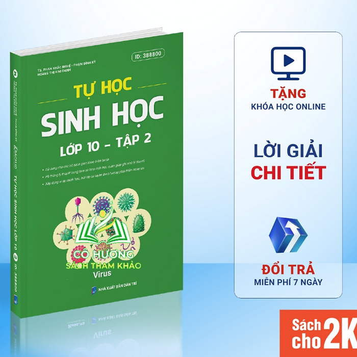 Sách Tự Học Sinh Học Lớp 10 Thầy Phan Khắc Nghệ