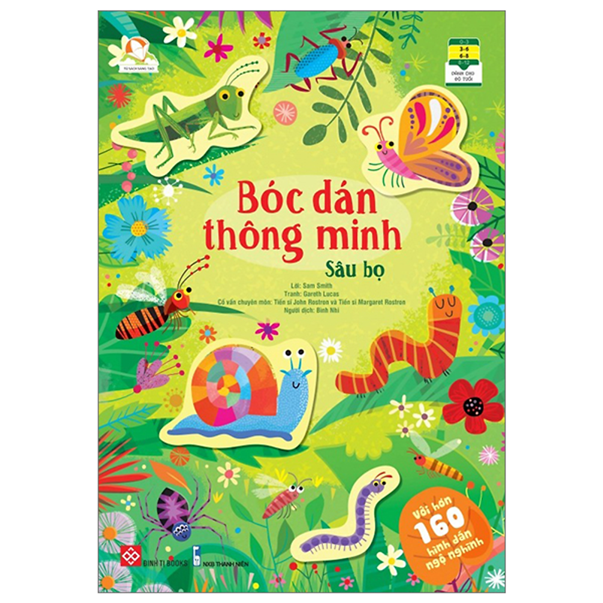 Sách Bóc Dán Thông Minh - Sâu Bọ