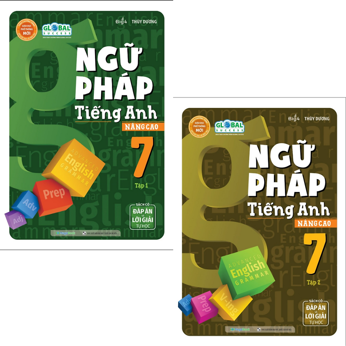 Sách - Ngữ Pháp Tiếng Anh Nâng Cao Lớp 7 - Tập 1 + 2 (Mg)