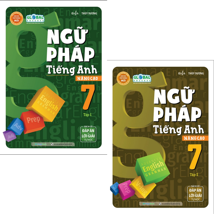 Sách - Ngữ Pháp Tiếng Anh Nâng Cao Lớp 7 - Tập 1 + 2 (Mg)