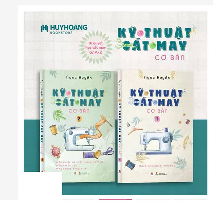 Sách Kỹ Thuật Cắt May Cở Bản, Học Cắt May, Thiết Kế Thời Trang, Huy Hoàng Bookstore