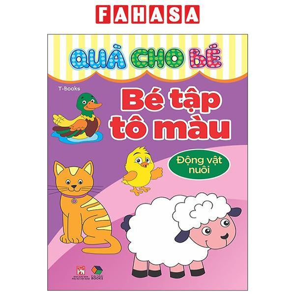 Sách - Quà Cho Bé - Bé Tập Tô Màu - Động Vật Nuôi