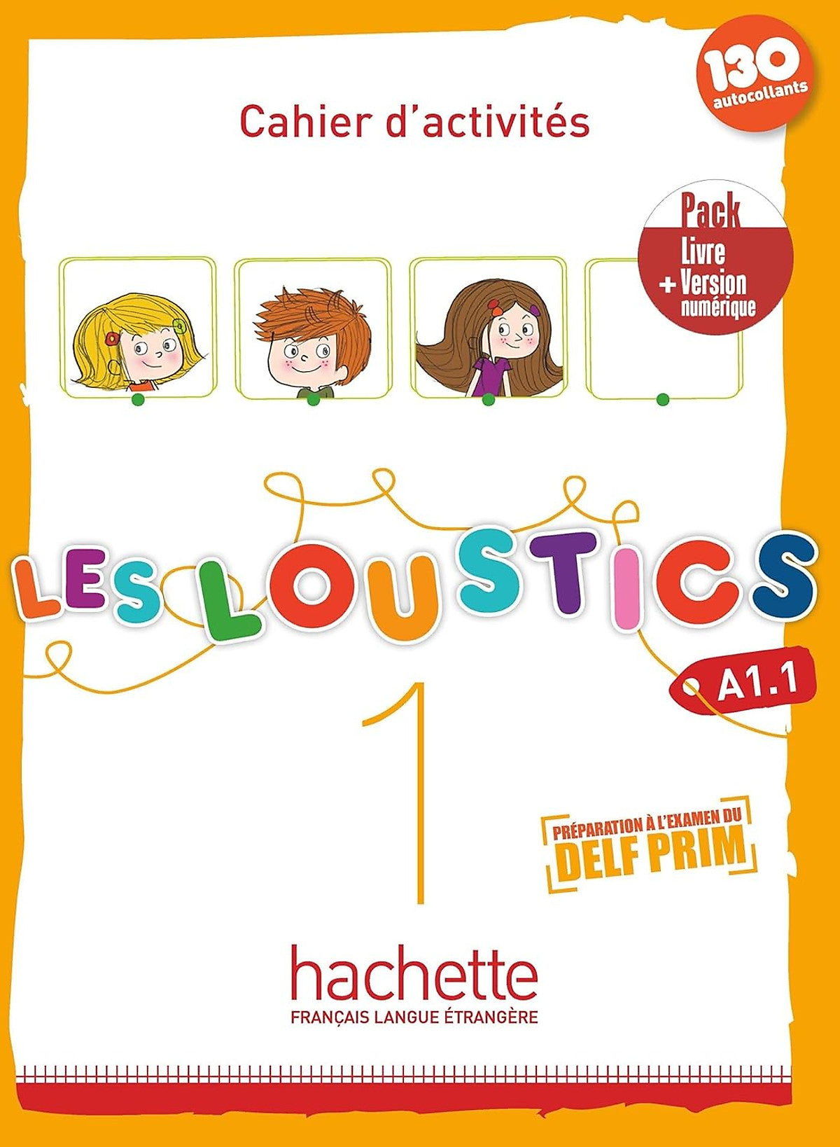 Sách Học Tiếng Pháp- Les Loustics 1 - Pack Cahier D'Activites + Version Numerique (A1.1)