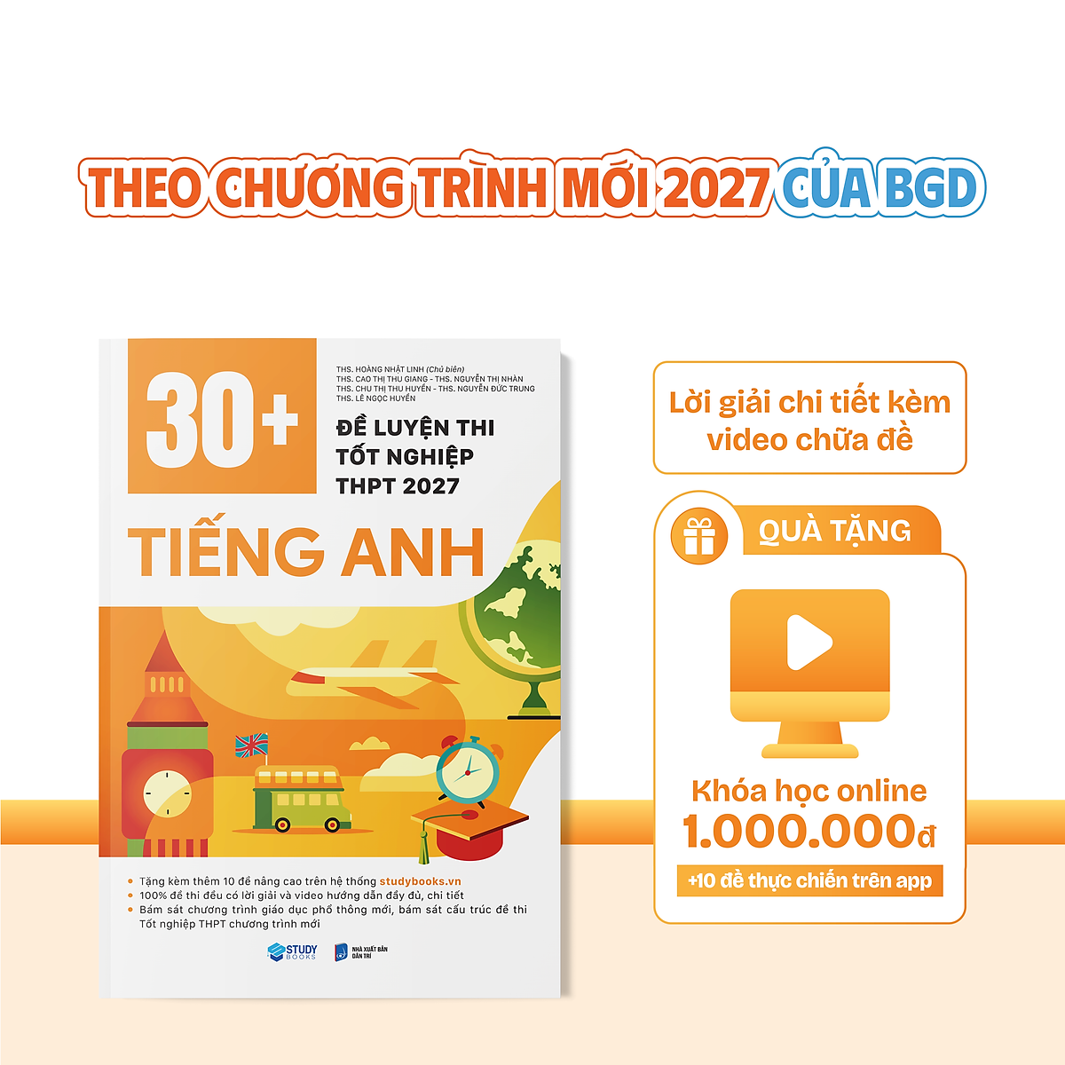 30+ Đề Luyện Thi Tốt Nghiệp Thpt 2027 Môn Tiếng Anh + Tặng Khóa Học Trị Giá 1 Triệu