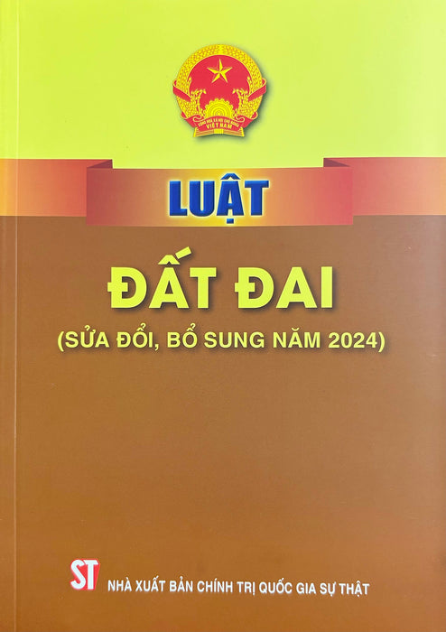 Luật Đất Đai (Sửa Đổi, Bổ Sung Năm 2024)