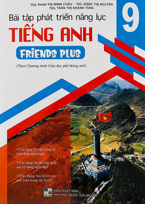 Bài Tập Phát Triển Năng Lực Tiếng Anh 9 (Dùng Kèm Friends Plus)