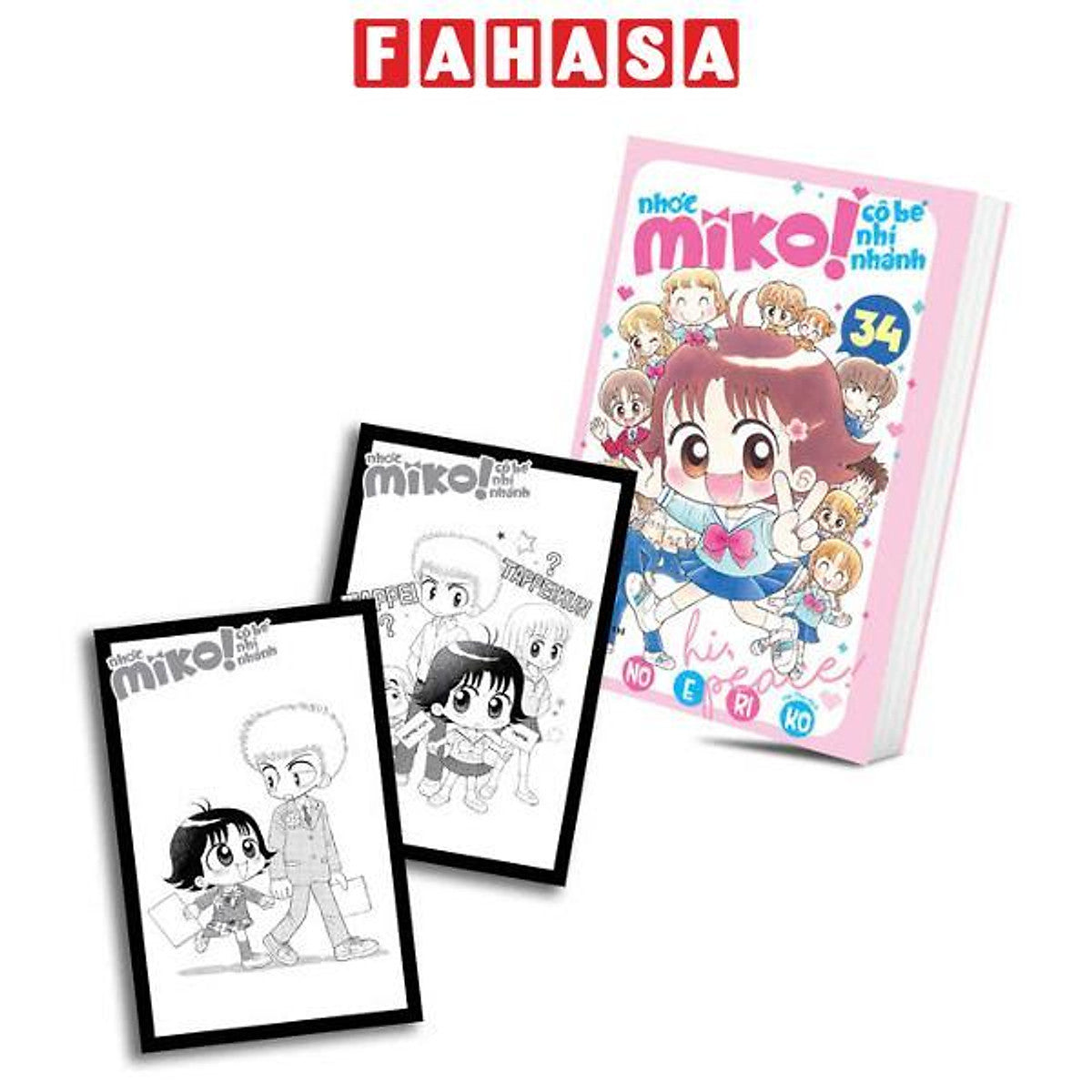 Sách - Nhóc Miko! Cô Bé Nhí Nhảnh - Tập 34 (Tái Bản 2026) - Tặng Kèm 2 Postcard