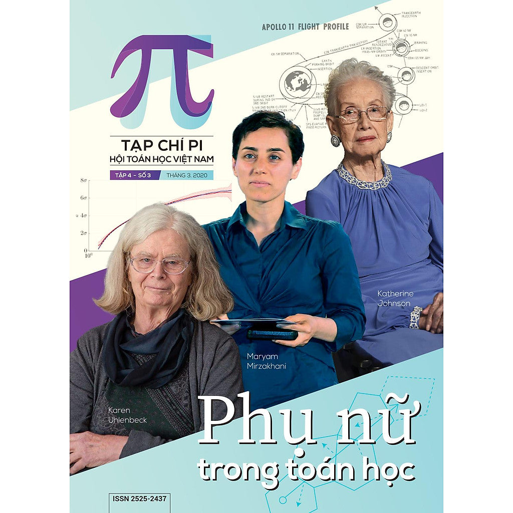 Tạp chí Pi - Hội Toán học Việt Nam/Trọn bộ 10 cuốn -12 số năm 2020