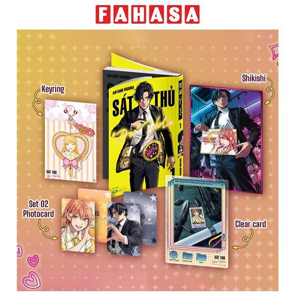Sách - Sát Thủ “Đu” Idol - Tập 1 - Bản Sưu Tầm - Tặng Kèm Clear Card + Shikishi + Keyring + Set 2 Photocard