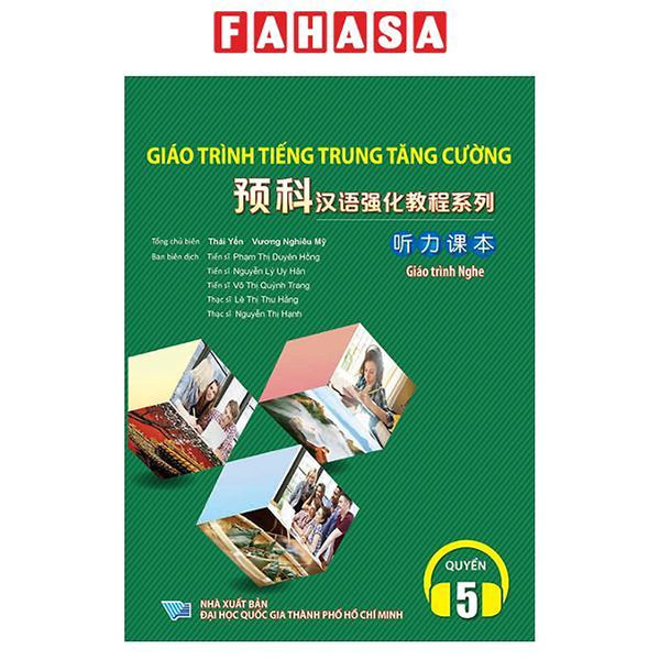 Sách - Giáo Trình Tiếng Trung Tăng Cường - Giáo Trình Nghe - Quyển 5