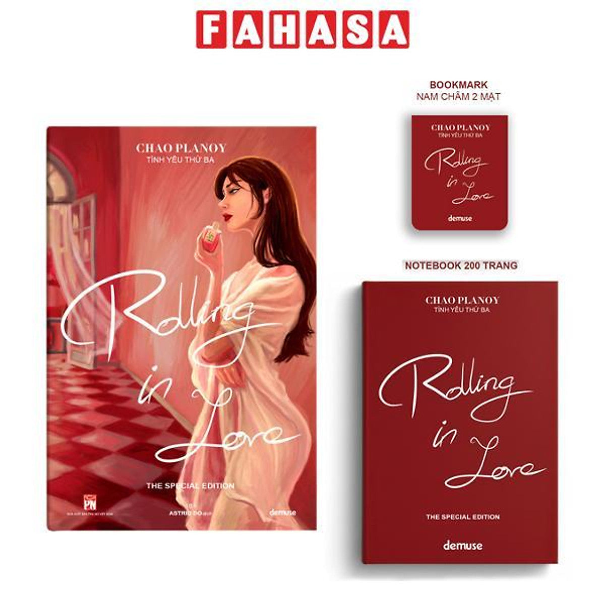 Sách - Rolling In Love - Tình Yêu Thứ Ba - Tặng Kèm Bookmark Nam Châm + Sổ Tay A6