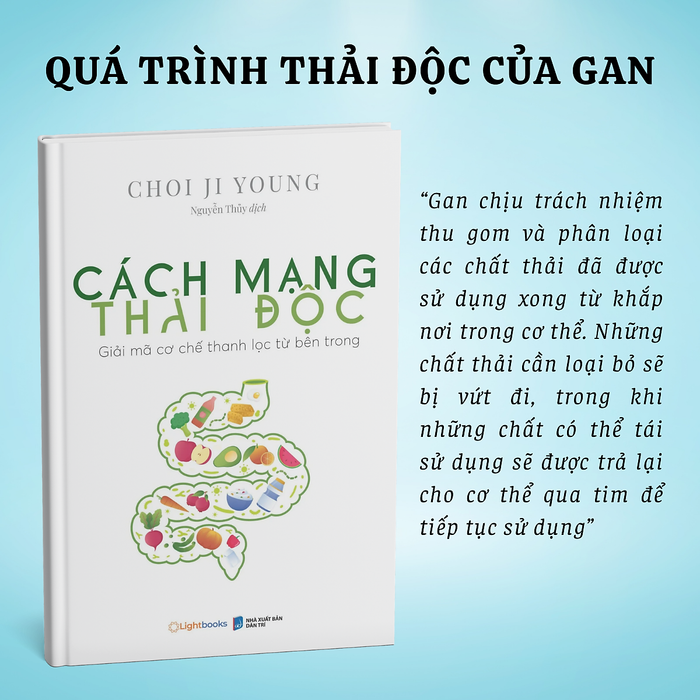 Sách - Cách Mạng Thải Độc - Giải Mã Cơ Chế Thanh Lọc Từ Bên Trong - Choi Ji Young