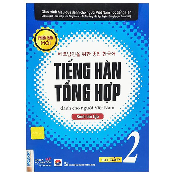 Sách - Tiếng Hàn Tổng Hợp Dành Cho Người Việt Nam - Sơ Cấp 2 - Sách Bài Tập (Tái Bản 2025)