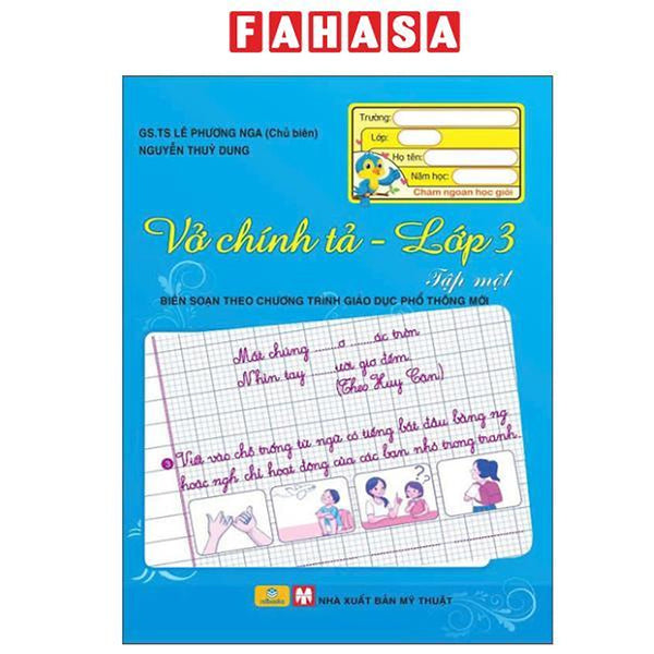 Sách - Vở Chính Tả Lớp 3 - Tập 1
