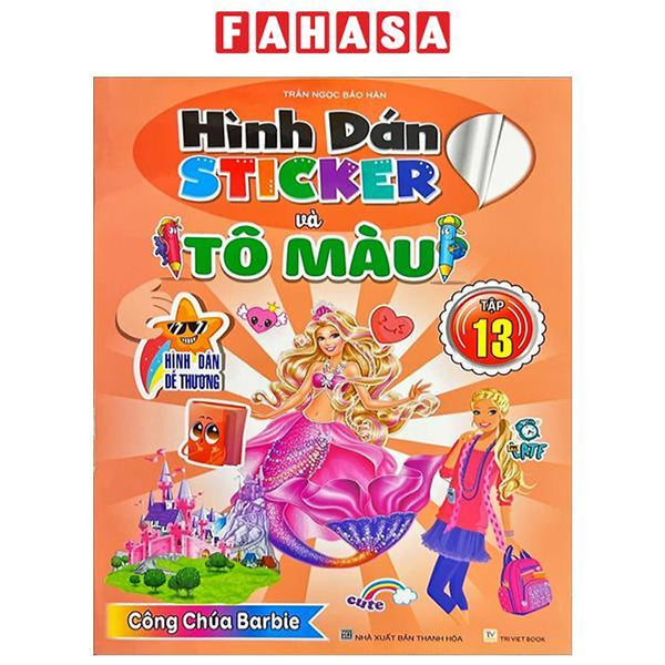 Sách - Hình Dán Sticker Và Tô Màu - Tập 13