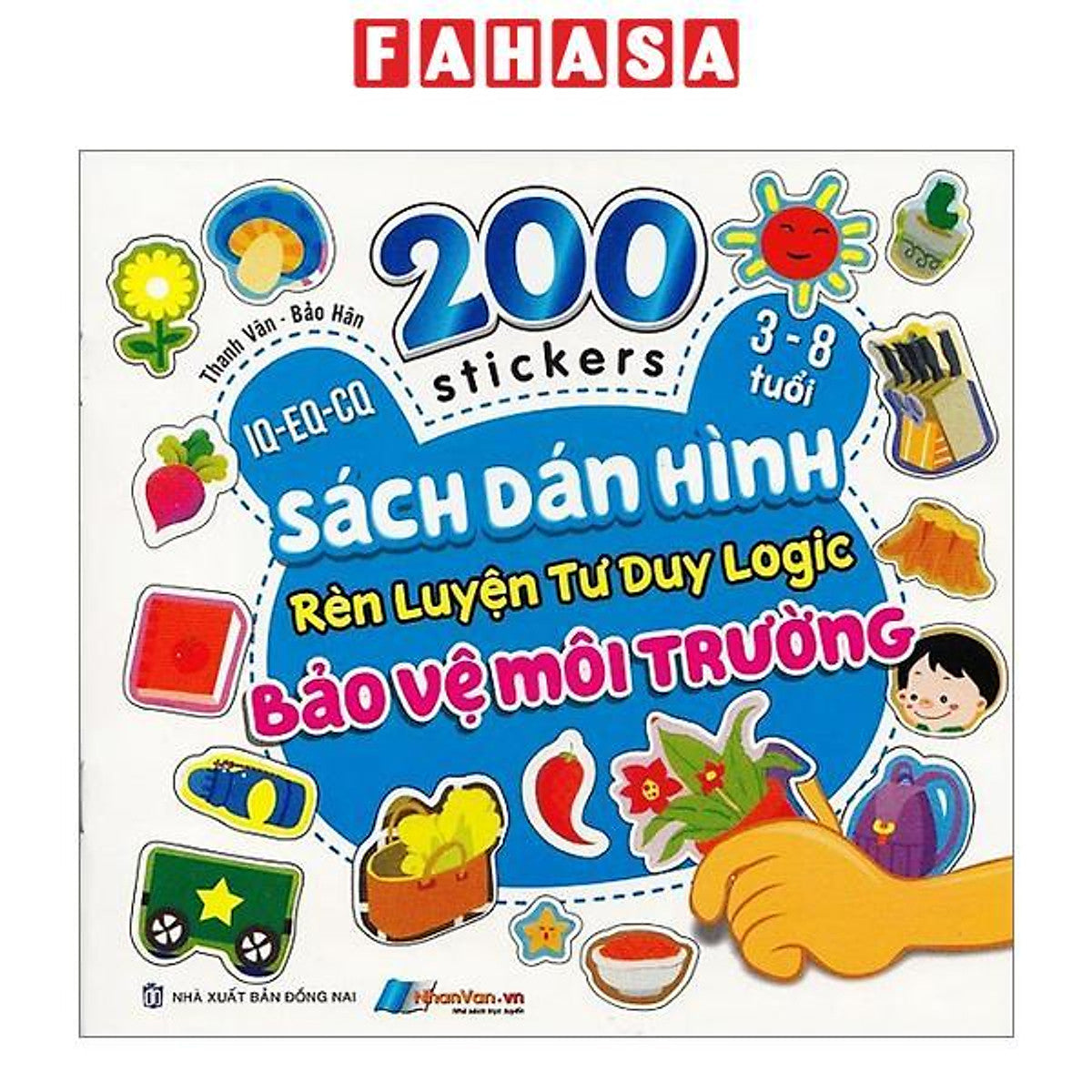 Sách - 200 Stickers - Sách Dán Hình Rèn Luyện Tư Duy Logic - Bảo Vệ Môi Trường