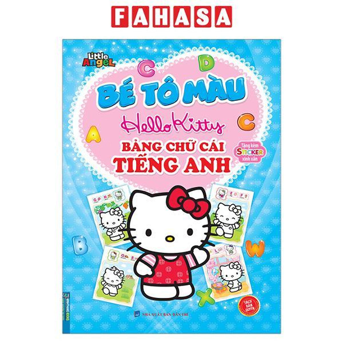 Sách - Bé Tô Màu Hello Kitty - Bảng Chữ Cái Tiếng Anh