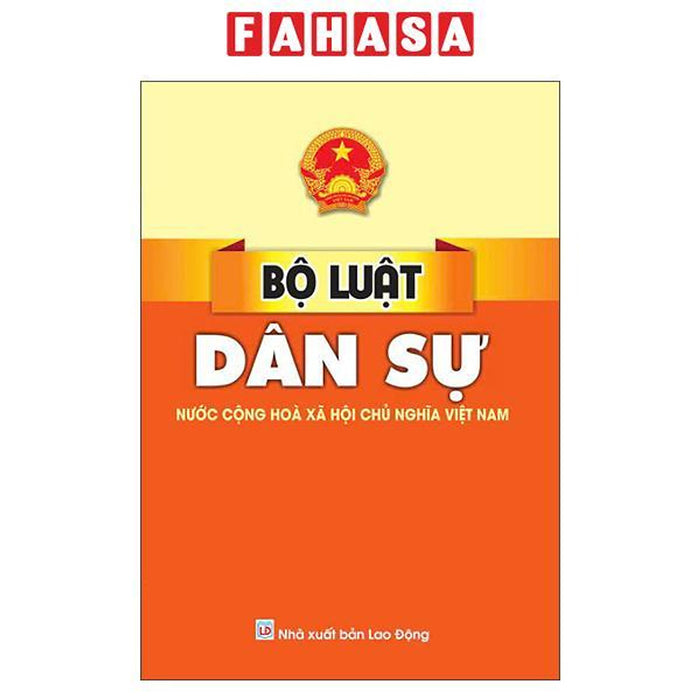 Sách - Bộ Luật Dân Sự Nước Cộng Hòa Xã Hội Chủ Nghĩa Việt Nam