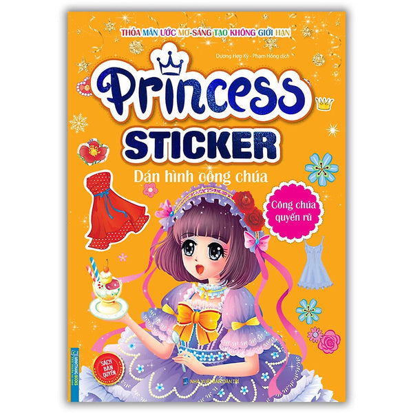 Sách - Princess Sticker - Dán Hình Công Chúa - Công Chúa Quyến Rũ