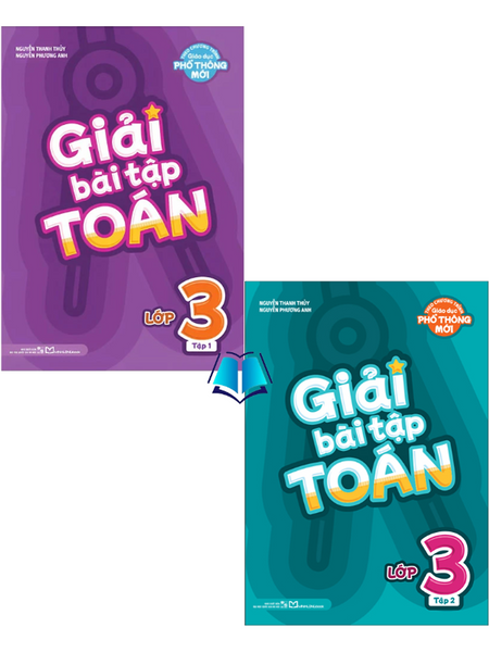 Sách - Giải Bài Tập Toán Lớp 3 Tập 1 + 2 (Theo Chương Trình Giáo Dục Phổ Thông Mới)