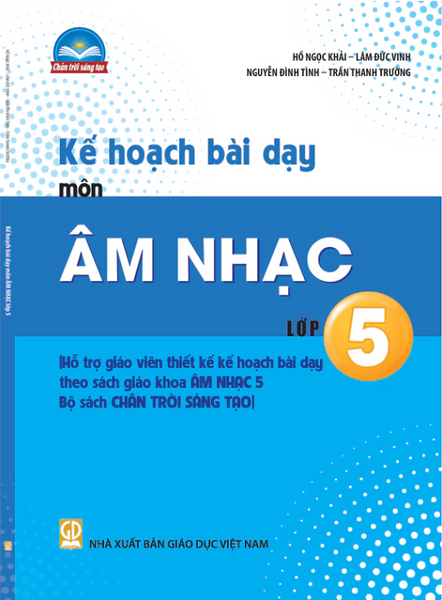 Sách - Kế Hoạch Bài Dạy Môn Âm Nhạc Lớp 5 (Bộ Sách Chân Trời Sáng Tạo) - Bán Kèm Bút