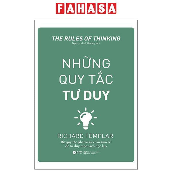 Những Quy Tắc Tư Duy (Tái Bản 2024)