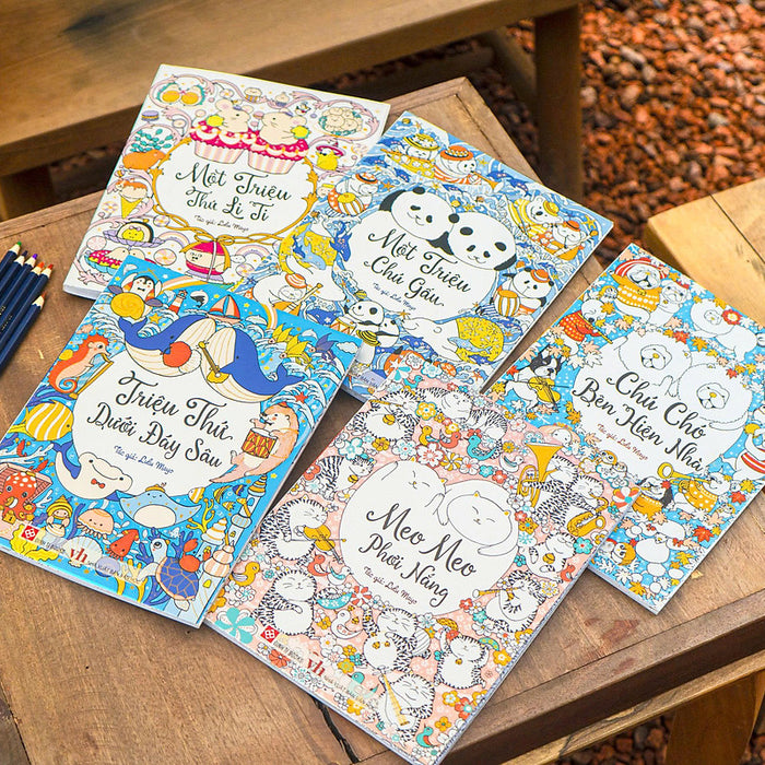 Sách Tô Màu Một Triệu...(Cuốn Sách Mang Phong Cách Kỳ Lạ, Thú Vị Nhất) - Đinh Tị Books
