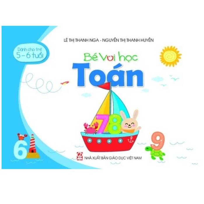Sách - Bé Vui Học Toán (Dành Cho Trẻ 5- Tuổi) + Bán Kèm Bút