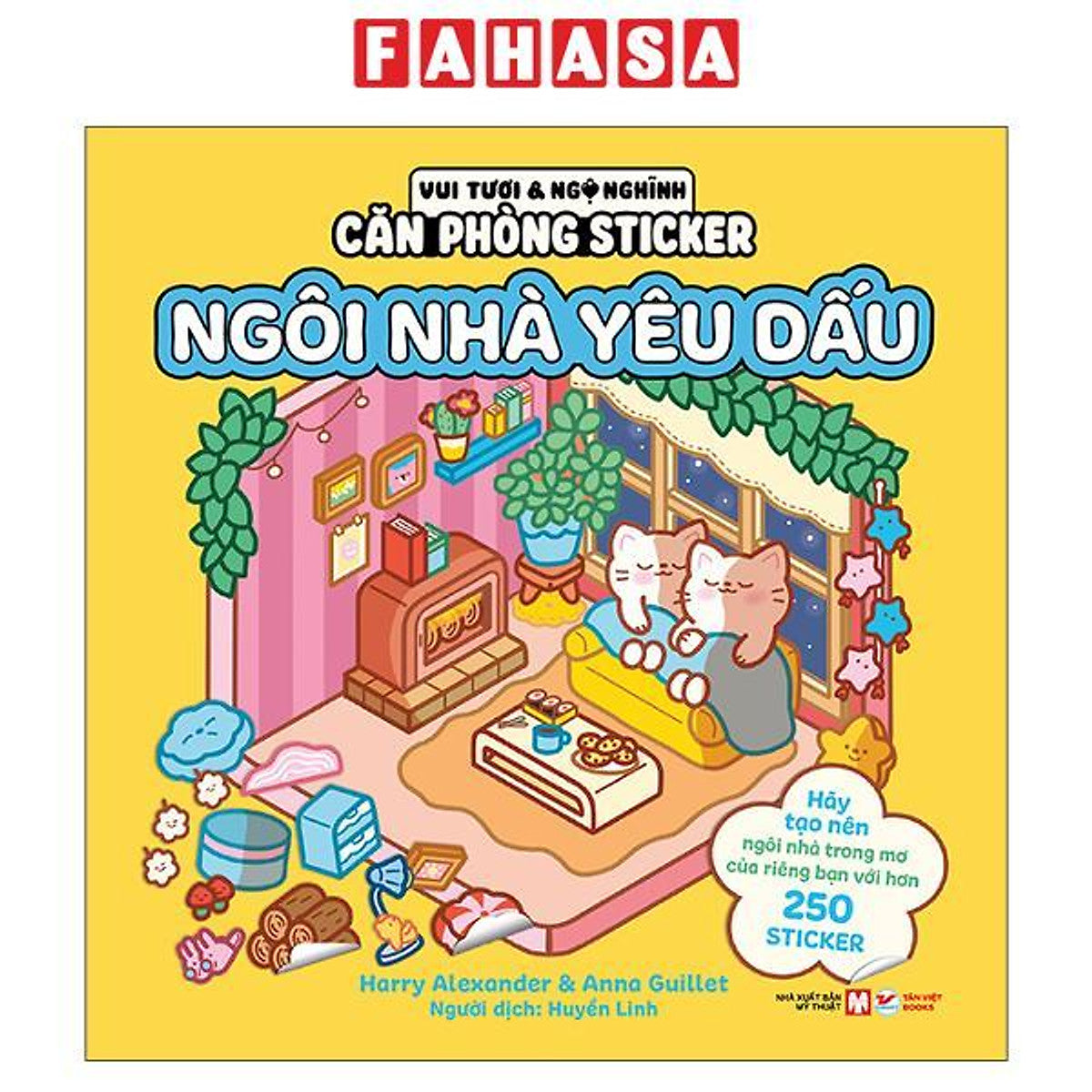 Sách - Vui Tươi Và Ngộ Nghĩnh - Căn Phòng Sticker - Ngôi Nhà Yêu Dấu