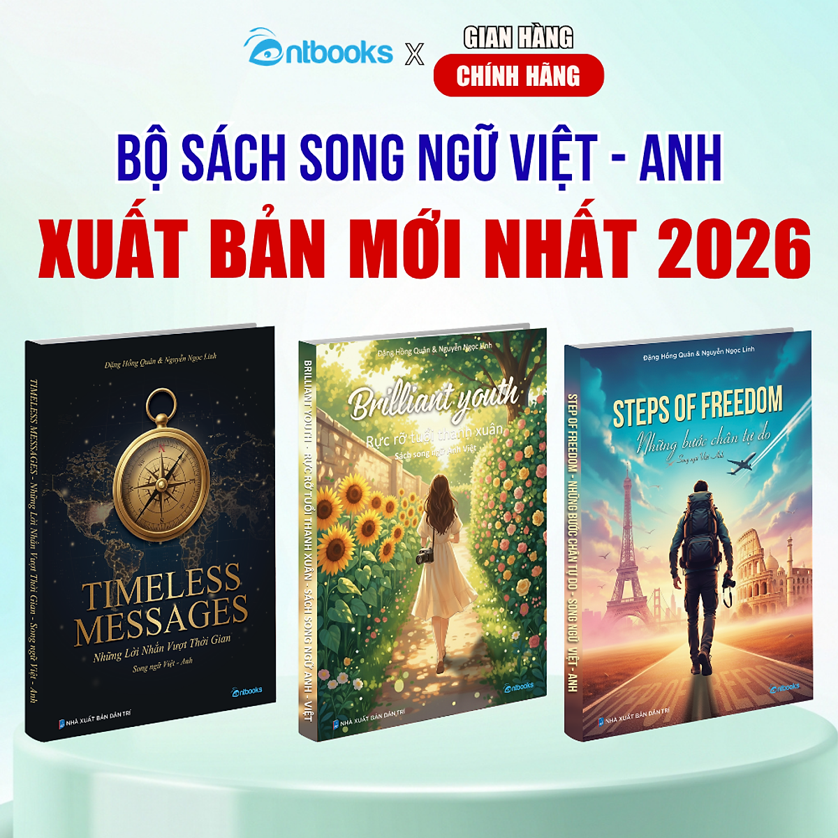Sách Song Ngữ - Bộ 3 Cuốn Sách Song Ngữ Việt - Anh, Xuất Bản Chính Hãng 2026