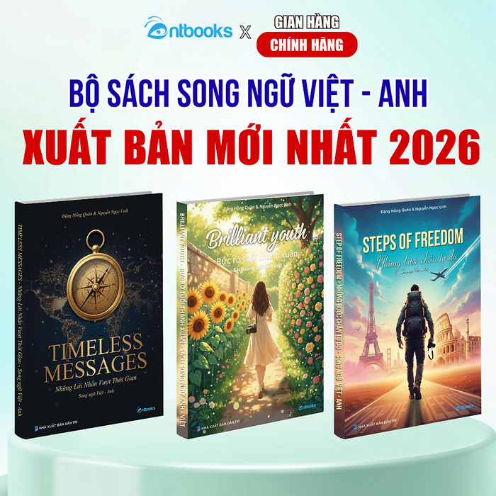 Sách Song Ngữ - Bộ 3 Cuốn Sách Song Ngữ Việt - Anh, Xuất Bản Chính Hãng 2026