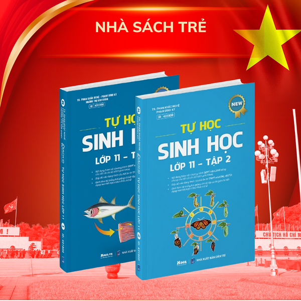 Tự Học Sinh Học Lớp 11 Tập 1 + Tập 2 - Moonbook
