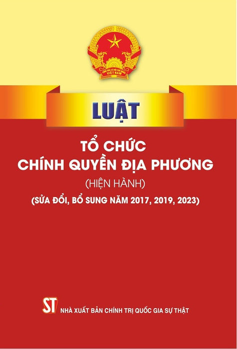 Sách - Luật Tổ Chức Chính Quyền Địa Phương 2023