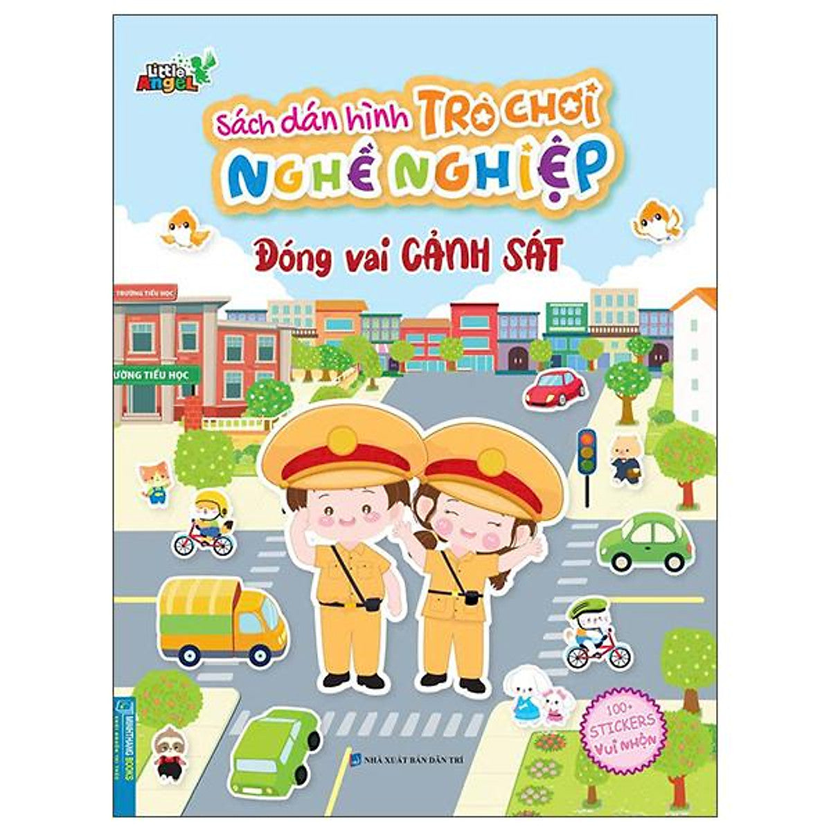 Sách - Sách Dán Hình Trò Chơi Nghề Nghiệp - Đóng Vai Cảnh Sát