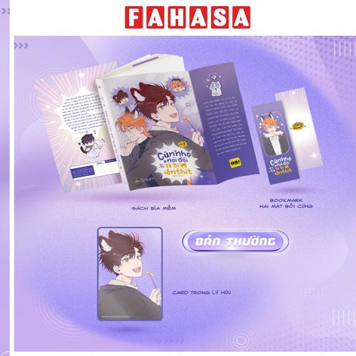 Sách - Cún Nhỏ Nói Dối Sẽ Bị Ăn Thịt - Tập 2 - Tặng Kèm Bookmark 2 Mặt + Card Trong Suốt Lý Hữu