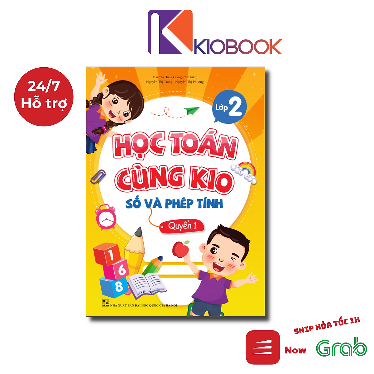 Toán Lớp 2 - Số Và Phép Tính Toán Lớp 2, Sách Tham Khảo Ôn Tập, Ôn Thi Làm Để Giỏi Toán Hàng Ngày - Kiobook
