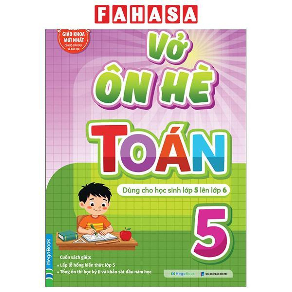 Sách - Vở Ôn Hè Toán 5 - Dùng Cho Học Sinh Lớp 5 Lên Lớp 6